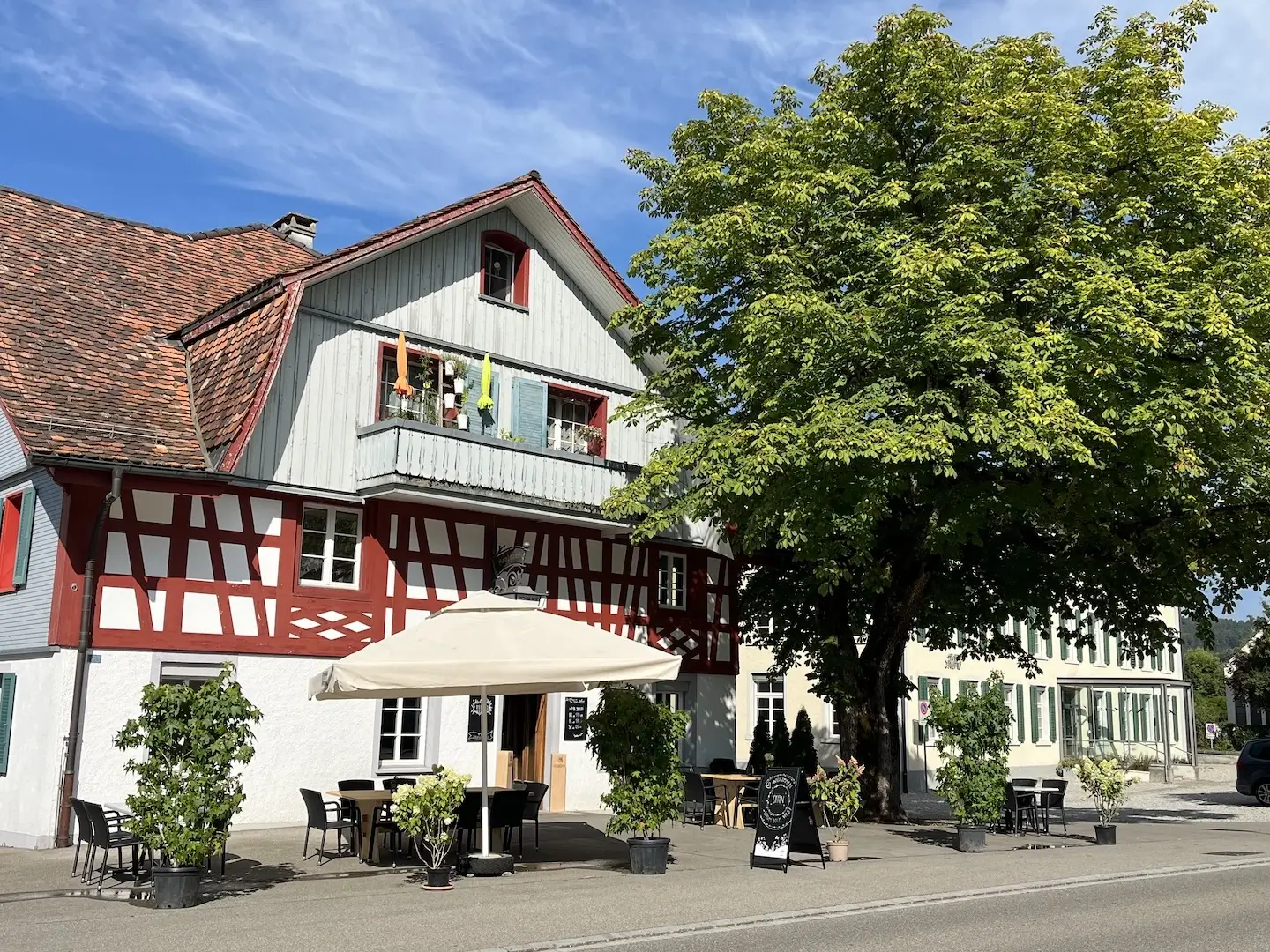 Landhaus Bichelsee Restaurant von Aussen