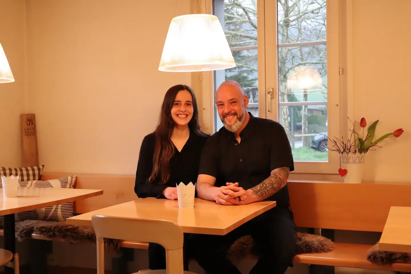 Gastgeber Tina und Markus